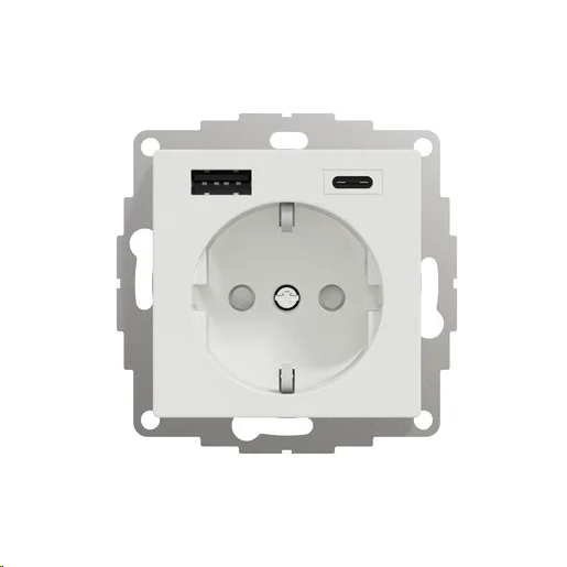 1-VÄGS UTTAG MED USB A OCH C - EXXACT