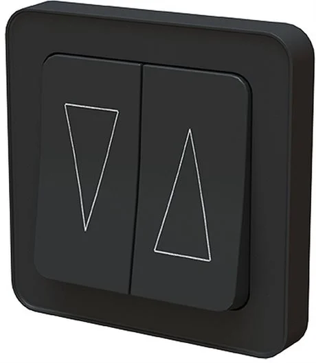 STRÖMBRYTARE FÖR JALUSI DESIGNX MATTSVART