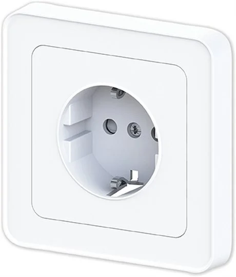 VÄGGUTTAG 1-VÄGS DESIGNX VIT